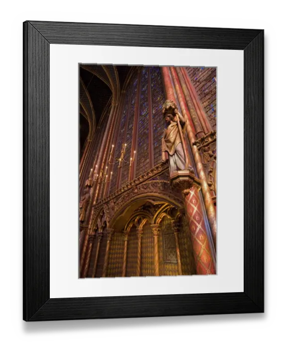 Framed Print : Saint Chapelle, Paris, France Framed Print : Saint Chapelle, Paris, France