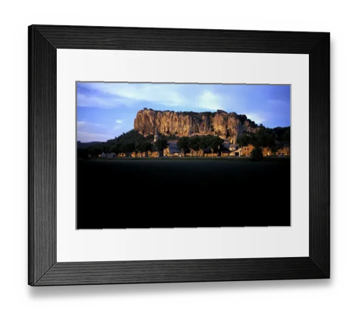 Framed Print : Europe, France, Provence, Vaucluse, Mornas. Village view Framed Print : Europe, France, Provence, Vaucluse, Mornas. Village view