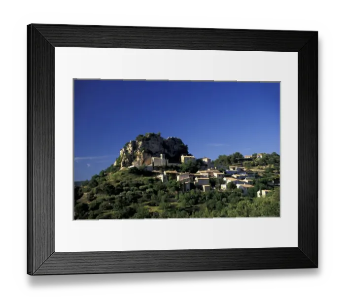 Framed Print : Europe, France, Provence, Vaucluse, la Roque-Alric. Village view Framed Print : Europe, France, Provence, Vaucluse, la Roque-Alric. Village view