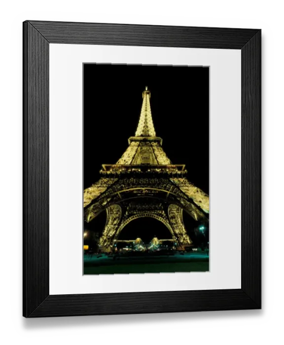 Framed Print : Europe, France, Paris, Eiffel Tower at night Framed Print : Europe, France, Paris, Eiffel Tower at night