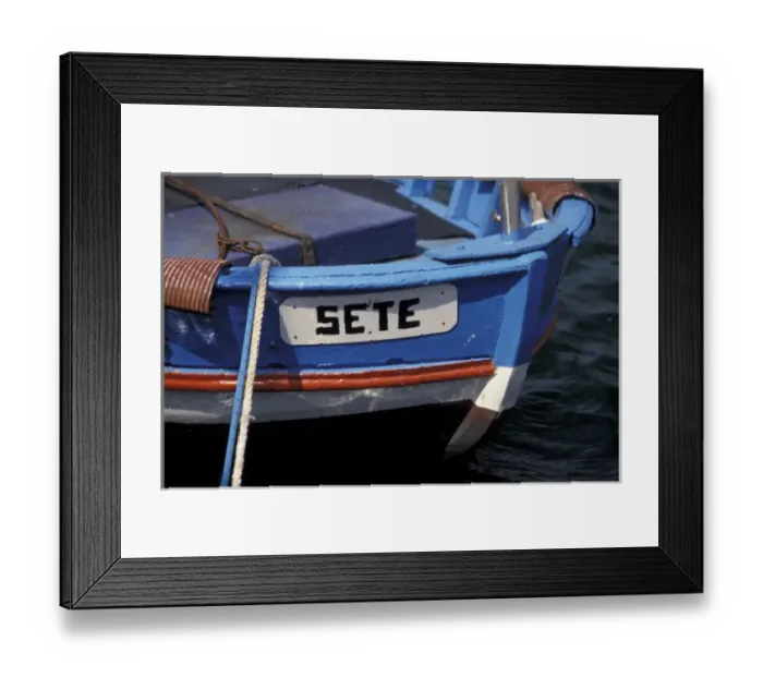Framed Print : Europe, France, Sete. Fishing boat details Framed Print : Europe, France, Sete. Fishing boat details