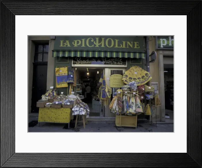 Framed Print : Europe, France, Aix En Provence. Local giftshop Framed Print : Europe, France, Aix En Provence. Local giftshop