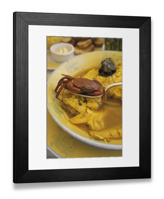 Framed Print : Europe, France, Marseille. Bouillabaisse Framed Print : Europe, France, Marseille. Bouillabaisse