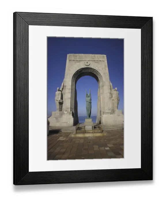 Framed Print : Europe, France, Marseille. War memorial Framed Print : Europe, France, Marseille. War memorial