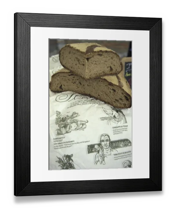 Framed Print : Europe, France, Montpellier. French bread Framed Print : Europe, France, Montpellier. French bread