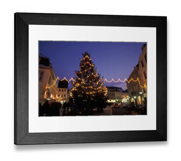Framed Print : EU, France, Alsace, Haguenau. Christmas tree and decorations Framed Print : EU, France, Alsace, Haguenau. Christmas tree and decorations
