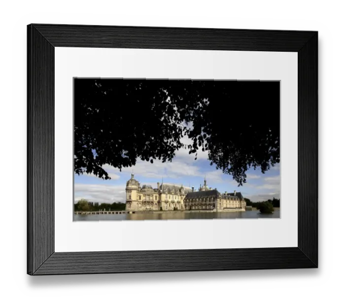 Framed Print : Chateau de Chantilly. Chantilly. France Framed Print : Chateau de Chantilly. Chantilly. France