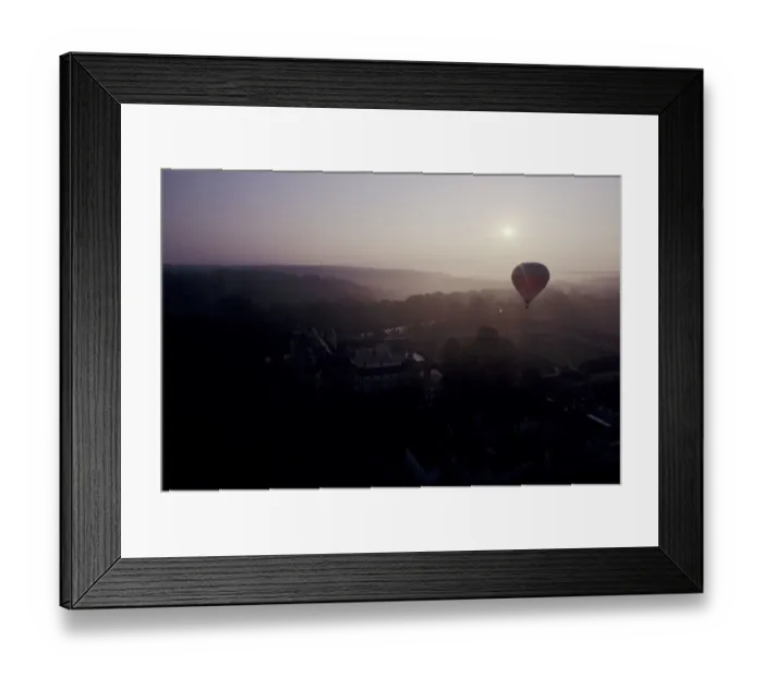 Framed Print : Europe, France, Burgundy. Ballooning over Tanlay Chateau Framed Print : Europe, France, Burgundy. Ballooning over Tanlay Chateau
