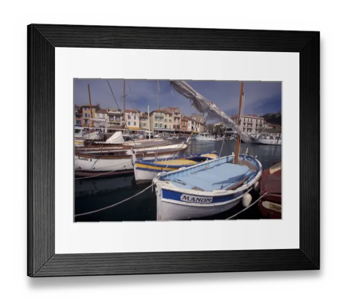 Framed Print : Europe, France, Cassis, harbor