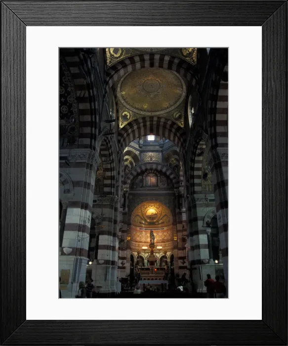 Framed Print : Europe, France, Marseilles, Notre Dame de Garde Framed Print : Europe, France, Marseilles, Notre Dame de Garde