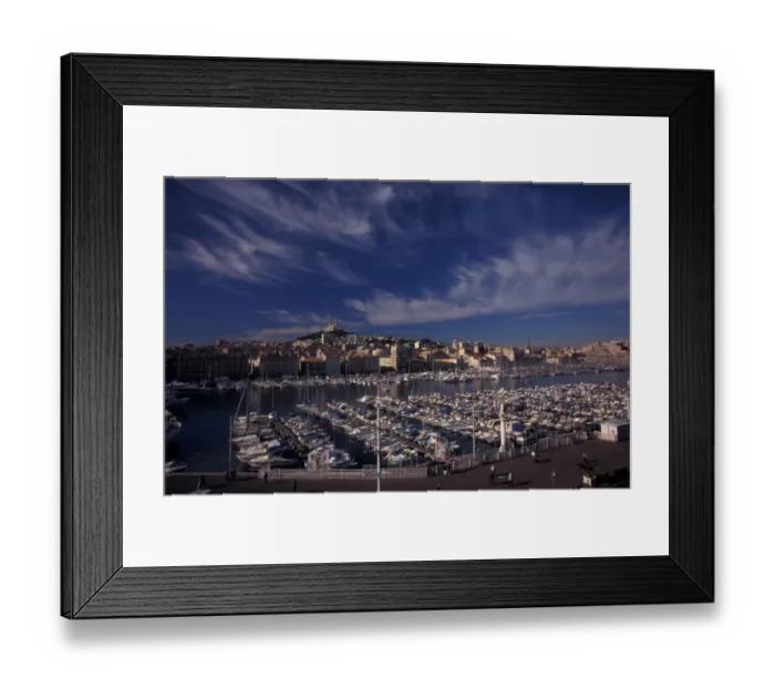 Framed Print : Europe, France, Marseilles, Old Port Framed Print : Europe, France, Marseilles, Old Port