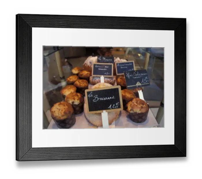 Framed Print : Europe, France, Sete, bakery window Framed Print : Europe, France, Sete, bakery window
