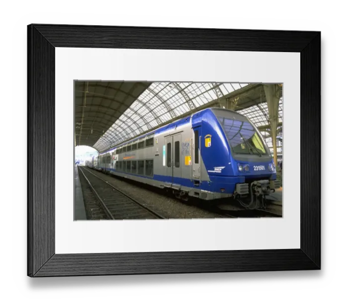 Framed Print : 03. France. Regional train
