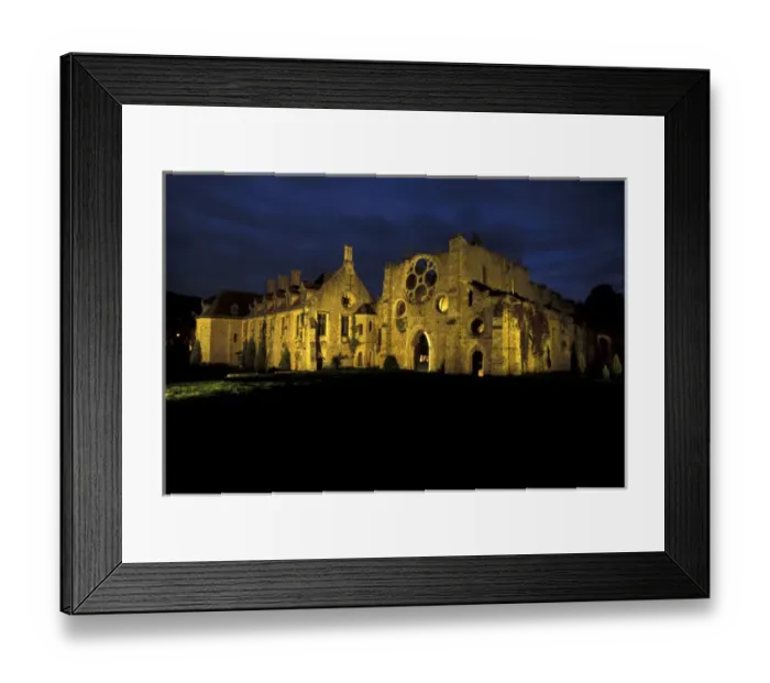 Framed Print : Europe, France, Paris. Abbey des Vaux de Cernay Framed Print : Europe, France, Paris. Abbey des Vaux de Cernay