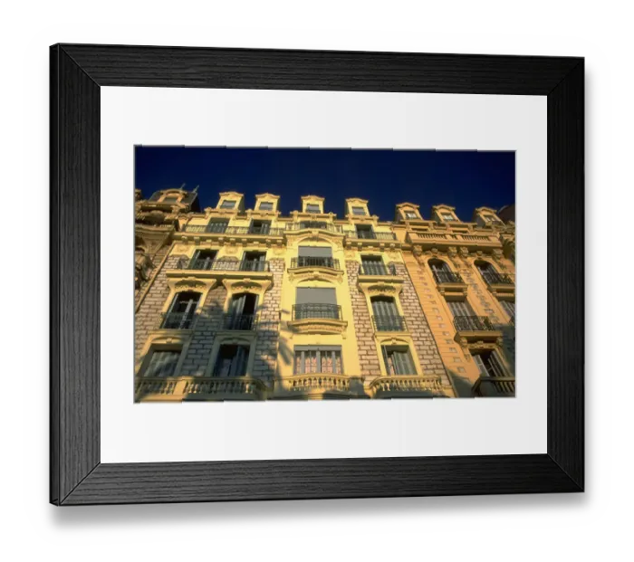 Framed Print : 03. France, Nice. Intricate building facade Framed Print : 03. France, Nice. Intricate building facade