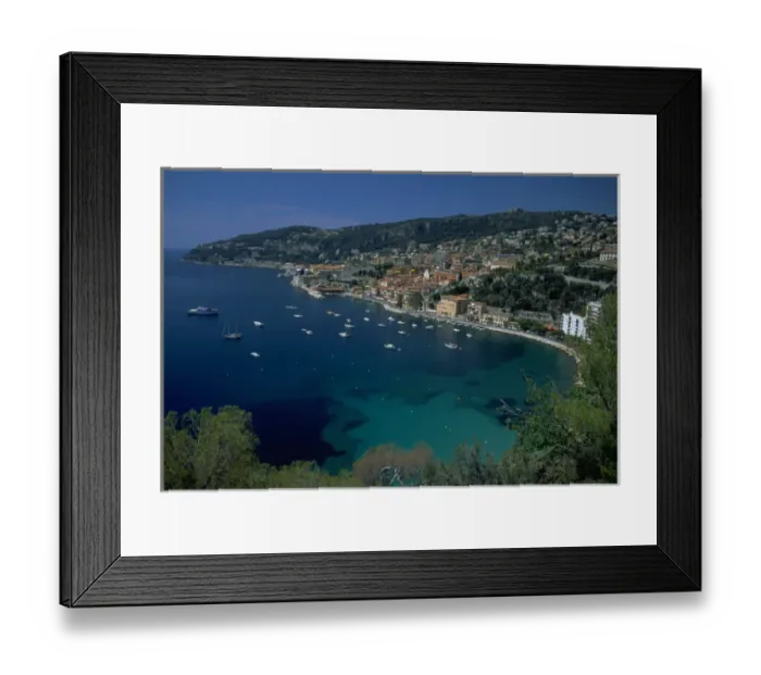 Framed Print : 03. France. Ville Franch, French Riviera Framed Print : 03. France. Ville Franch, French Riviera