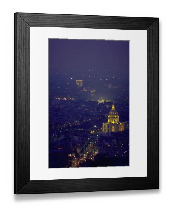 Framed Print : 03. France, Paris. Invalides at night Framed Print : 03. France, Paris. Invalides at night