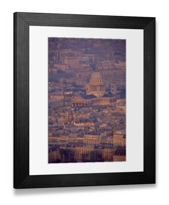 Framed Print : 03. France, Paris. Aerial view of Paris Framed Print : 03. France, Paris. Aerial view of Paris