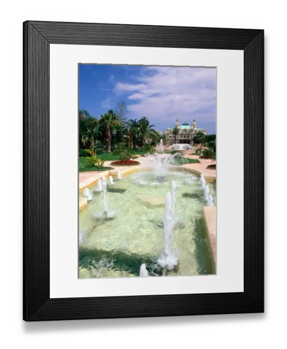 Framed Print : Casino at Monte Carlo near Monaco, France. french, france, francaise, francais