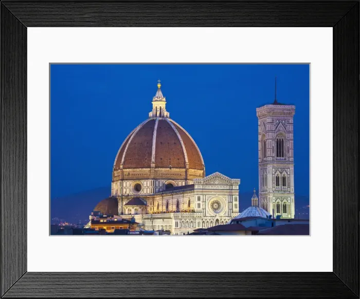 Framed Print : Europe, Italy, Florence. Dome of Santa Maria del Fiore Cathedral at night Framed Print : Europe, Italy, Florence. Dome of Santa Maria del Fiore Cathedral at night