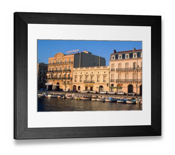 Framed Print : Sete, France. french, france, francaise, francais, europe, european, union