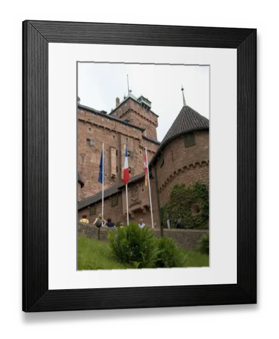Framed Print : Koeningsberg Castle in Eastern France. france, french, europe, european, travel Framed Print : Koeningsberg Castle in Eastern France. france, french, europe, european, travel