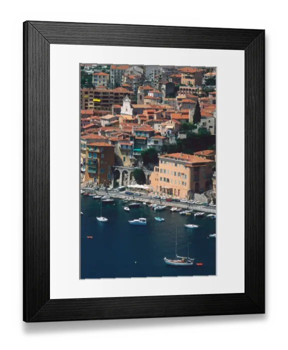 Framed Print : Ville Franche, France. french, france, francaise, francais, europe, european Framed Print : Ville Franche, France. french, france, francaise, francais, europe, european