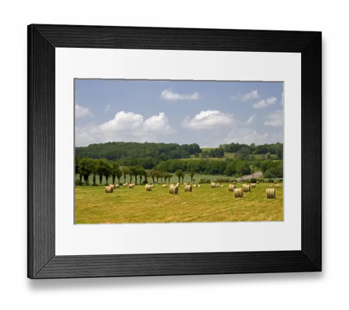 Framed Print : French countryside near Morhange, France. france, french, europe, european
