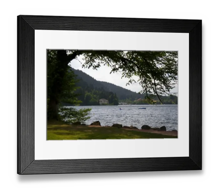 Framed Print : Lake Gerardmer, France. france, french, europe, european, travel, tourism