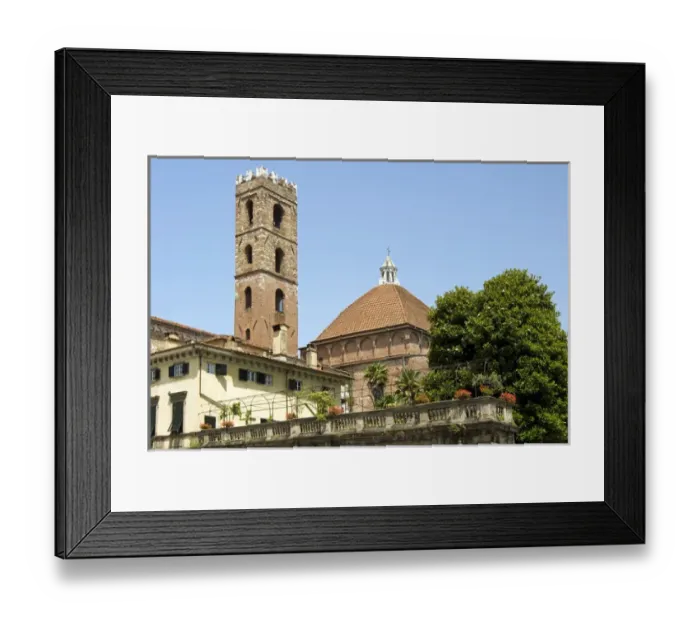 Framed Print : Palazzo Micheletti, Lucca, Tuscany, Italy, Europe