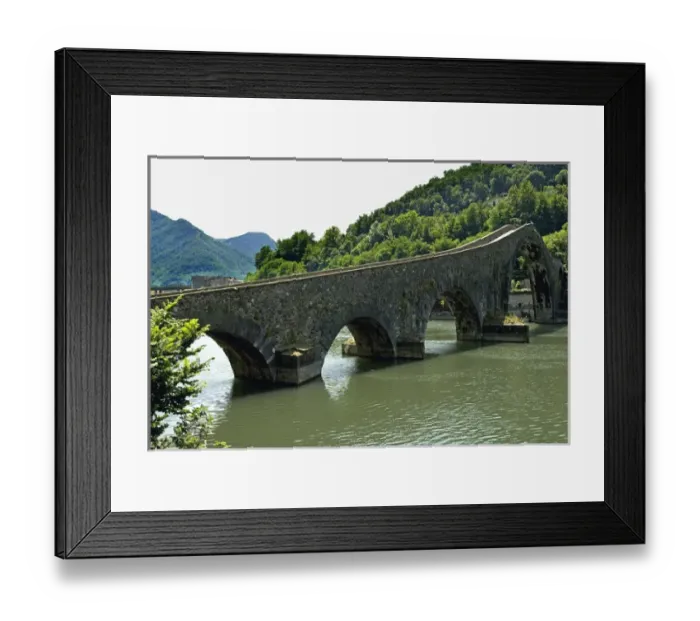 Framed Print : Ponte del Diavolo or Ponte della Maddalena, Borgo a Mozzano, Lucca, Tuscany, Italy Framed Print : Ponte del Diavolo or Ponte della Maddalena, Borgo a Mozzano, Lucca, Tuscany, Italy