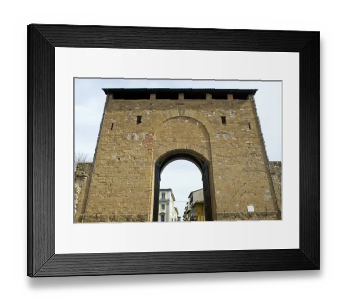 Framed Print : Porta San Frediano, Firenze, UNESCO World Heritage Site, Tuscany, Italy