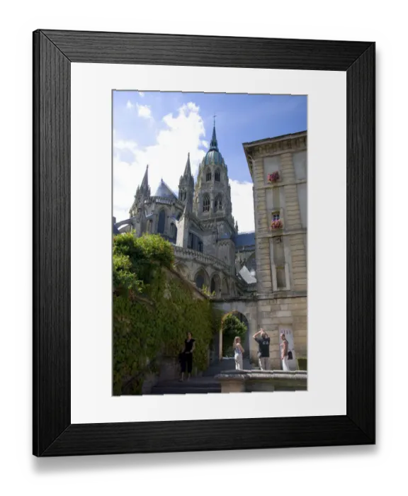 Framed Print : The Bayeux Cathedral in the commune of Bayeux in the region of Basse-Normandie, Normandy Framed Print : The Bayeux Cathedral in the commune of Bayeux in the region of Basse-Normandie, Normandy