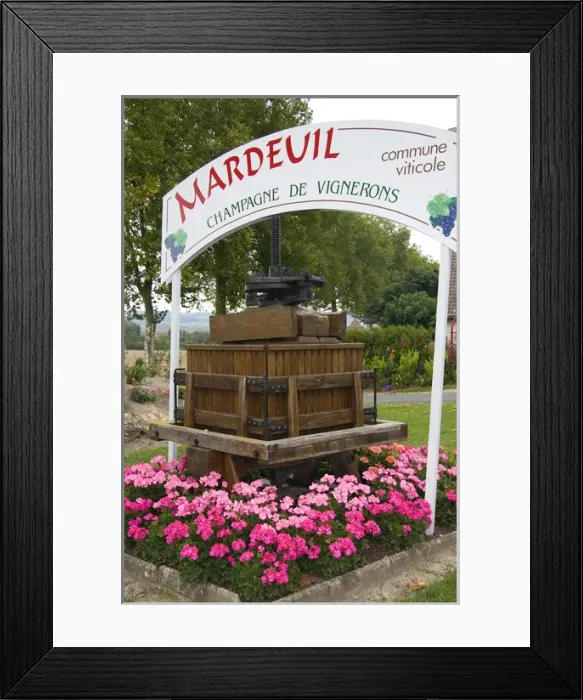 Framed Print : Old basket wine press at Mardeuil in the Champagne province of northeast France