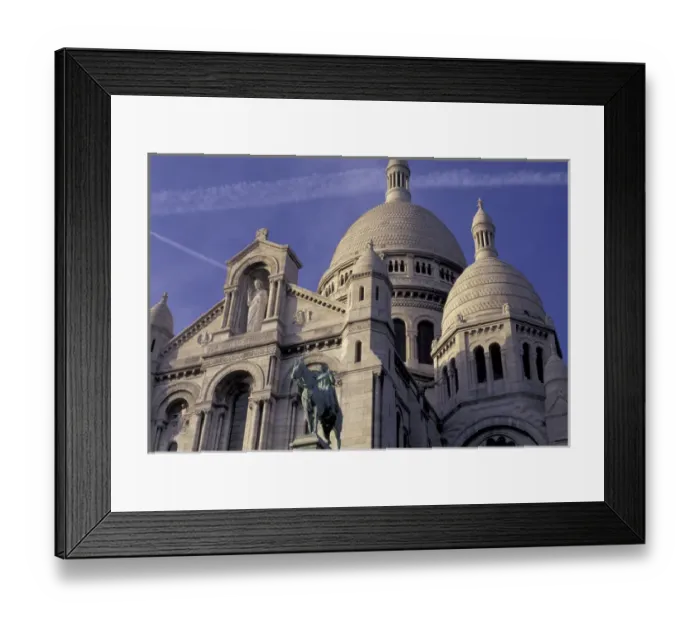 Framed Print : EU, France, Montmartre, Paris. Basilica of Sacre Coeur in late afternoon Framed Print : EU, France, Montmartre, Paris. Basilica of Sacre Coeur in late afternoon