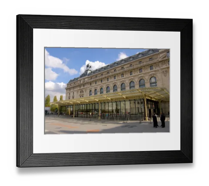 Framed Print : 03. France, Paris, Musee d Orsay entrance (Editorial Usage Only) Framed Print : 03. France, Paris, Musee d Orsay entrance (Editorial Usage Only)