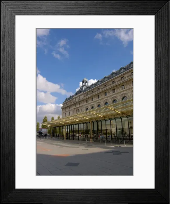 Framed Print : 03. France, Paris, Musee d Orsay entrance (Editorial Usage Only)