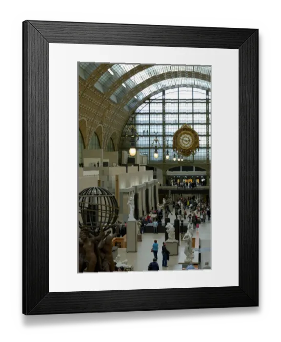 Framed Print : 03. France, Paris, Musee d Orsay interior (Editorial Usage Only) Framed Print : 03. France, Paris, Musee d Orsay interior (Editorial Usage Only)