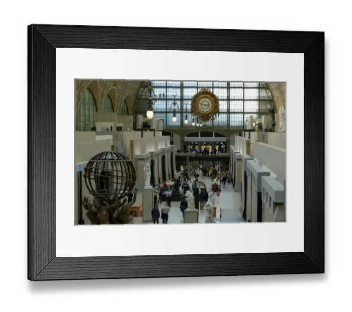Framed Print : 03. France, Paris, Musee d Orsay interior (Editorial Usage Only)
