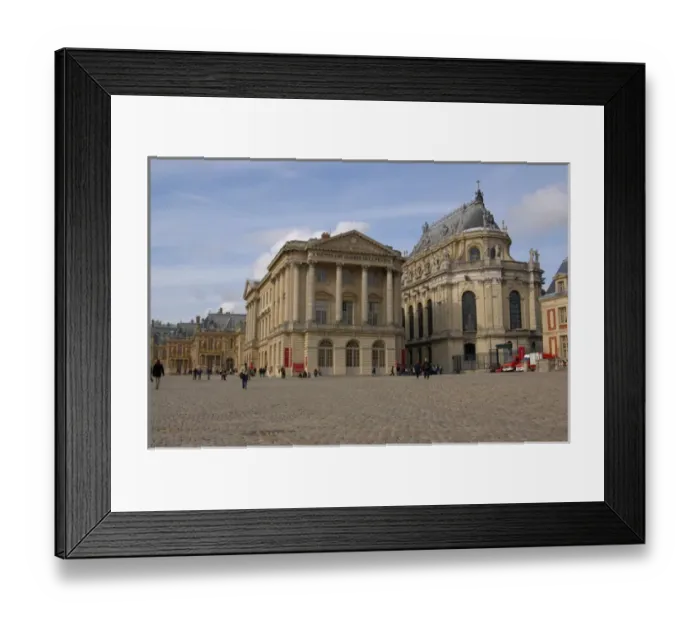 Framed Print : 03. France, Versailles front courtyard (Editorial Usage Only) Framed Print : 03. France, Versailles front courtyard (Editorial Usage Only)