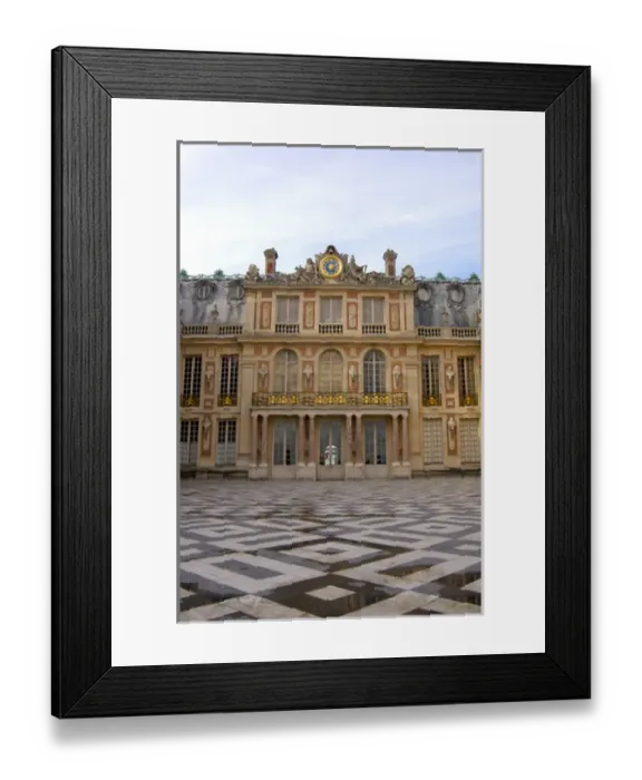 Framed Print : 03. France, Versailles marble courtyard Framed Print : 03. France, Versailles marble courtyard