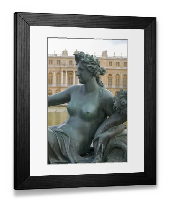 Framed Print : 03. France, Versailles, bronze statue by Water Parterre