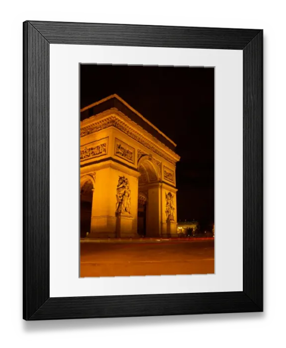 Framed Print : 03. France, Paris, Arc de Triomphe at night Framed Print : 03. France, Paris, Arc de Triomphe at night
