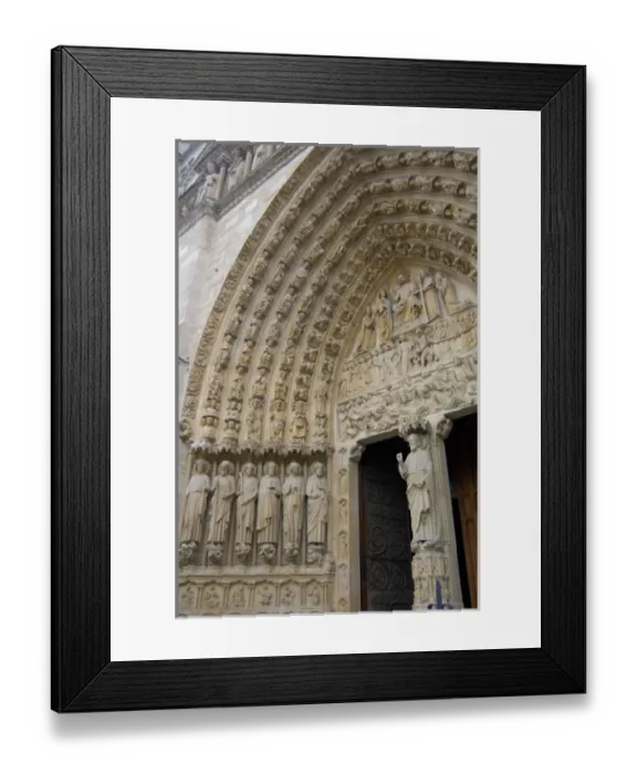 Framed Print : 03. France, Paris, sculptures surrounding doorway, Notre-Dame Framed Print : 03. France, Paris, sculptures surrounding doorway, Notre-Dame