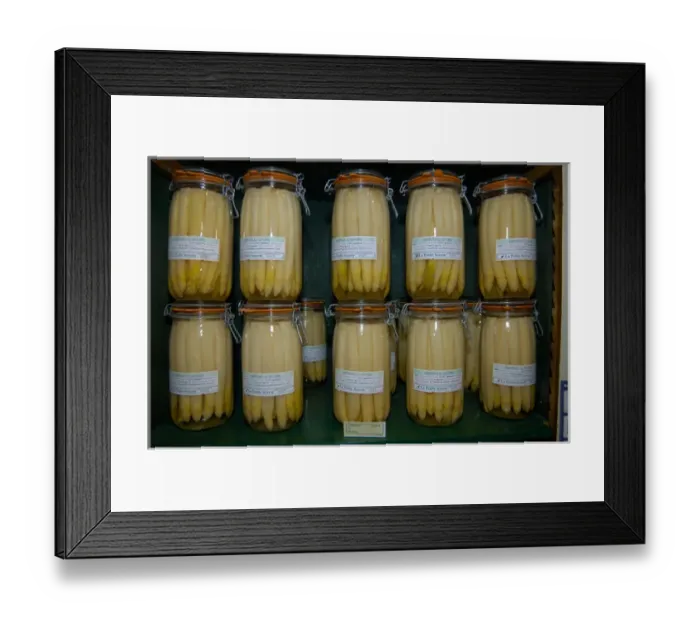 Framed Print : 03. France, Paris, white asparagus in shop in Ile St. Louis Framed Print : 03. France, Paris, white asparagus in shop in Ile St. Louis