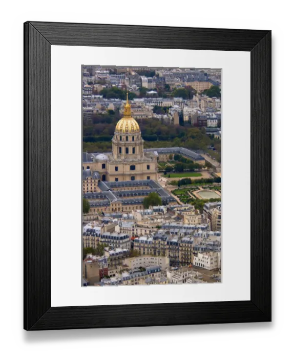Framed Print : 03. France, Paris, view of Hotel des Invalides from Eiffel Tower Framed Print : 03. France, Paris, view of Hotel des Invalides from Eiffel Tower