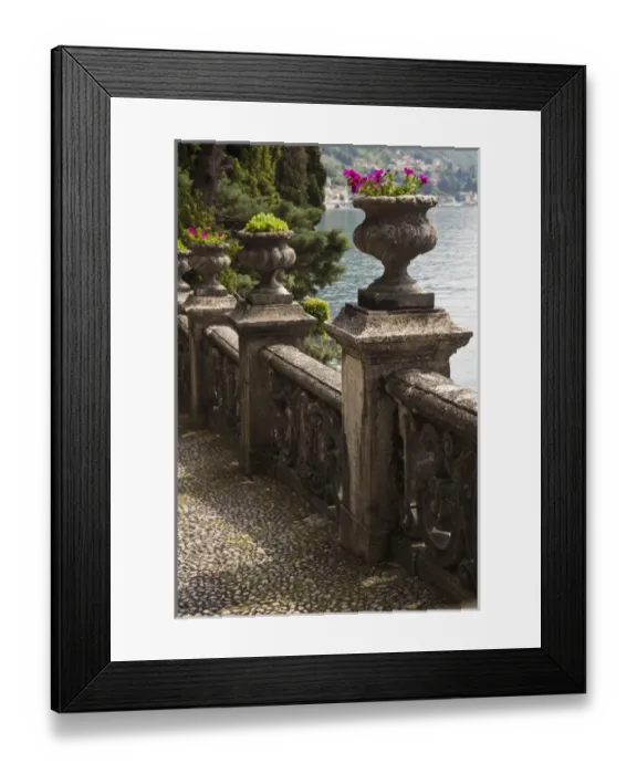 Framed Print : ITALY, Lecco Province, Varenna. Villa Monastero, gardens and lakefront Framed Print : ITALY, Lecco Province, Varenna. Villa Monastero, gardens and lakefront