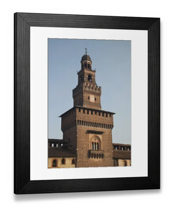 Framed Print : ITALY, Milan Province, Milan. Castello Sforzesco