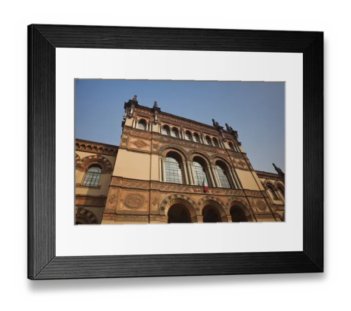 Framed Print : ITALY, Milan Province, Milan. Giardini Pubblici park, Museum of Natural History