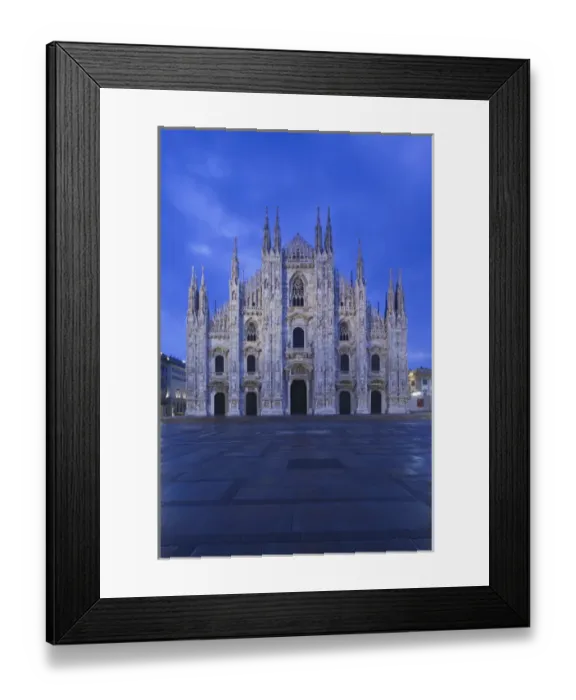 Framed Print : ITALY, Milan Province, Milan. Milan Cathedral, dawn Framed Print : ITALY, Milan Province, Milan. Milan Cathedral, dawn